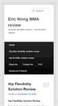 Mobile Screenshot of ericwongmmareview.com